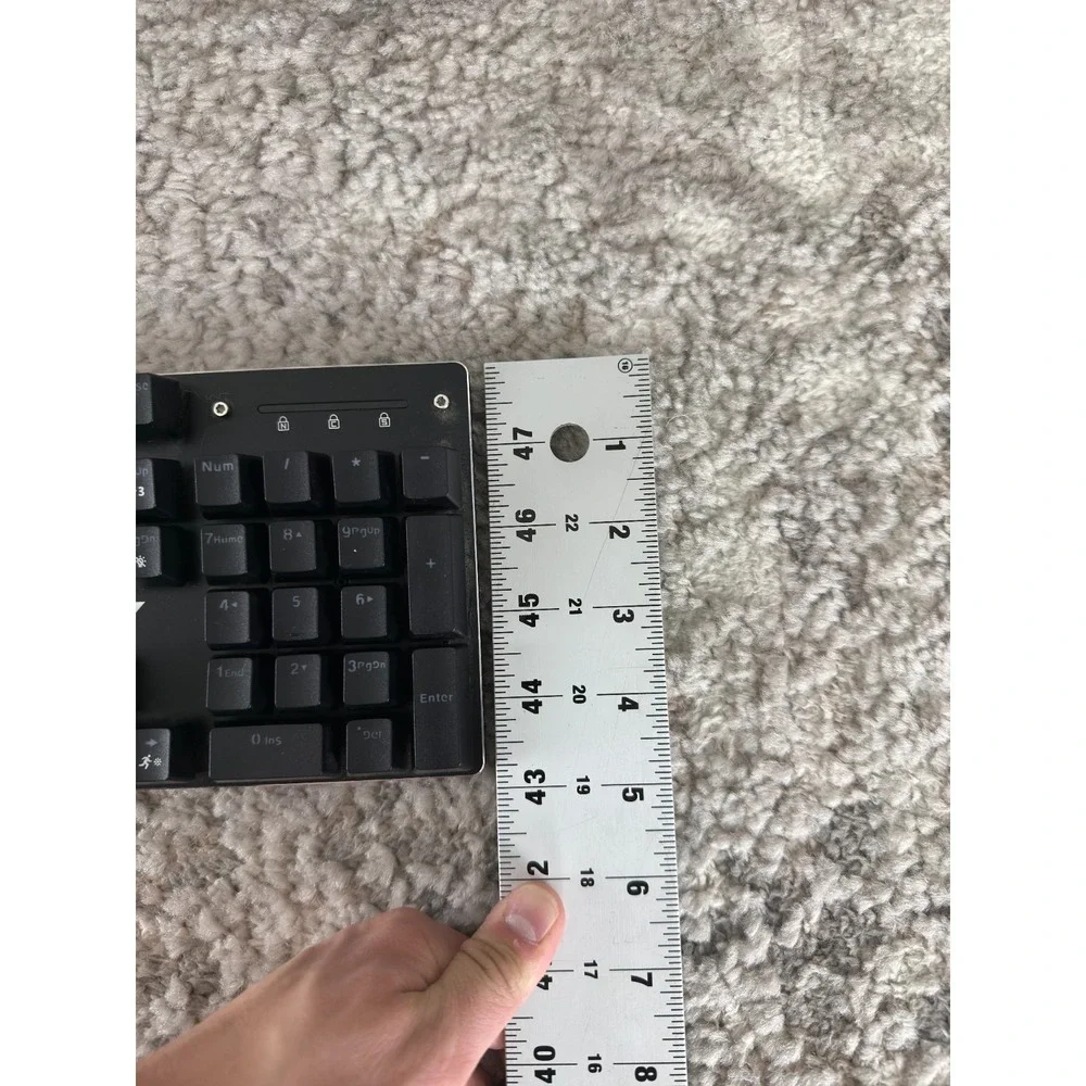 Havit Mechanical‎ Blue Switches Gaming Backlit Keyboard HV-KB393L TESTED WORKING